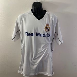 Real Madrid Soccer V Neck Large AUTHENTIC licensed